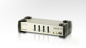 4-х портовый PS/2 / USB 2.0 KVMP-переключатель с OSD меню Aten CS1734B