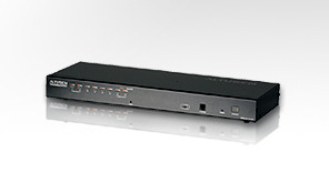 Высокоплотный управляемый по сети 8-и портовый KVM-переключатель линейки ALTUSEN с кабельной системой Cat 5 (KVM switch) Aten KH1508i