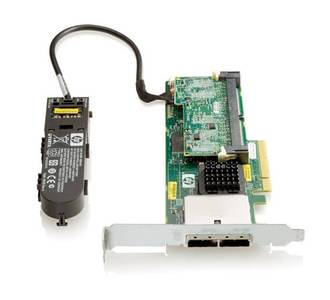 Контроллер Raid HP Smart Array P411/1GB with Flash BWC Controller RAID 0,1,1+0,5,5+0 (8 link: 2 ext (SFF8088) ports SAS) PCI-E x8, incl. h/h &amp; f/h. brckts (572531-B21)