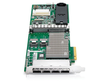 Контроллер HP Smart Array P812/1024MB с флэш BBWC, поддерживает уровни RAID 0, 1, 1+0, 5, 5+0, 6, 6+0, оснащен 24 каналами SAS (2xSFF8087, 4xSFF8088), интерфейс подключения PCI Express x8 (487204-B21)