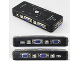 Переключатель 4-портовый KVM с портами USB/VGA 1920*1440 (SmartKVM-4P)